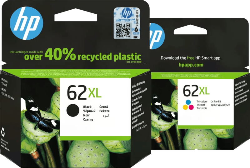HP 62XL Cartridge Combo Pack