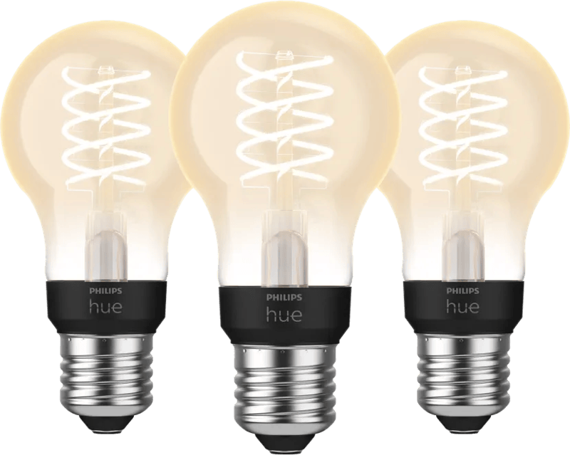Philips Hue Filamentlamp White Standaard E27 – 2023 – 3-pack