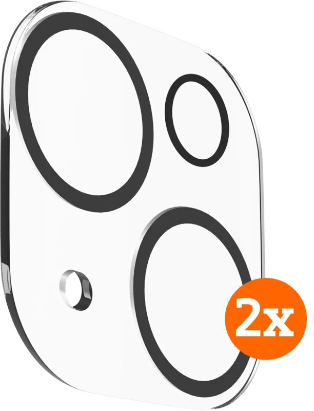 BlueBuilt Apple iPhone 14 / 14 Plus Camera Lens Protector Glas Duo Pack