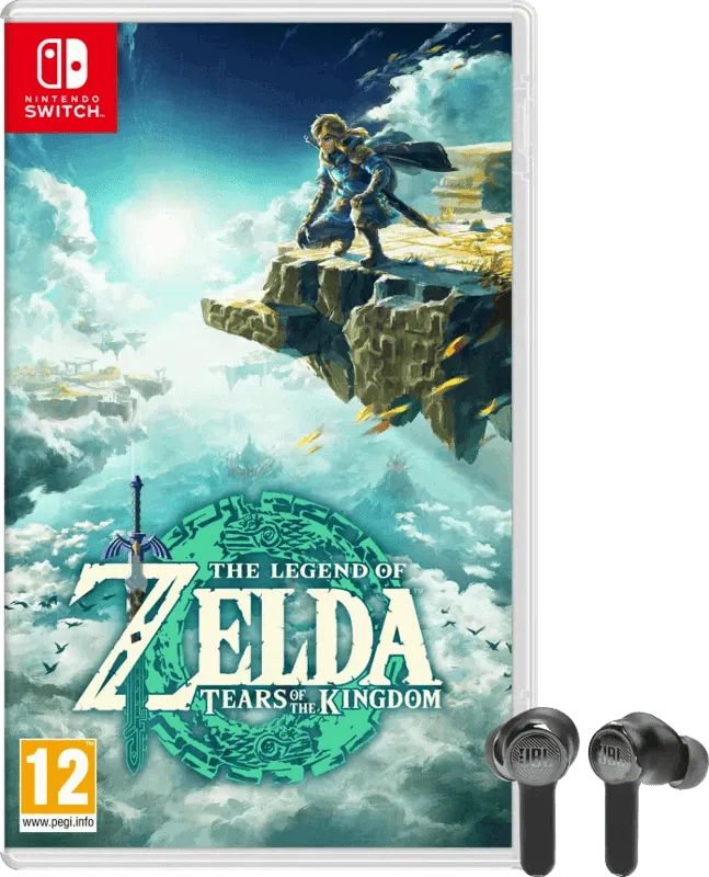 The Legend of Zelda Tears of The Kingdom Nintendo Switch + JBL Quantum TWS