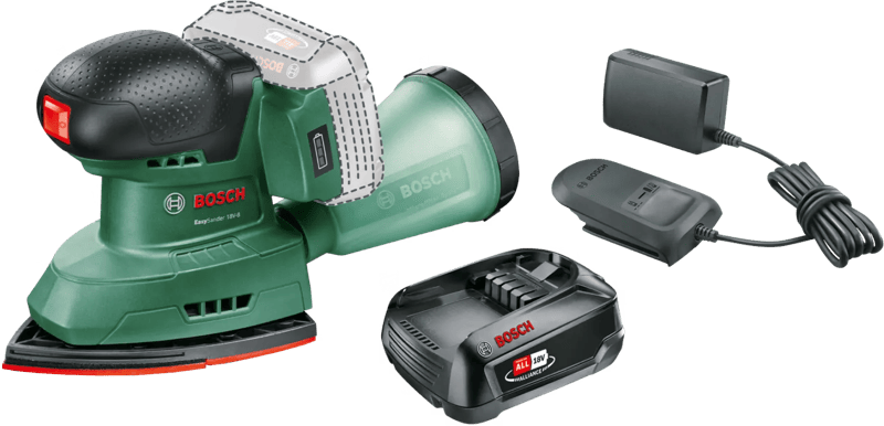 Bosch Universal Sander 18V-10 + POWER FOR ALL 18V 2,5 Ah Accu Set