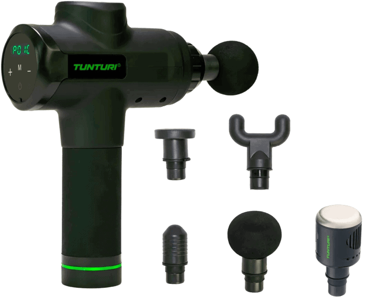 Tunturi Massage Gun + Massagekop Warm en Koel