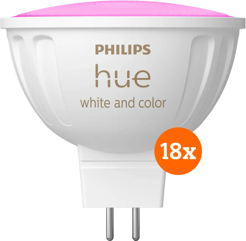 Philips Hue spot White and Color MR16 18-pack
