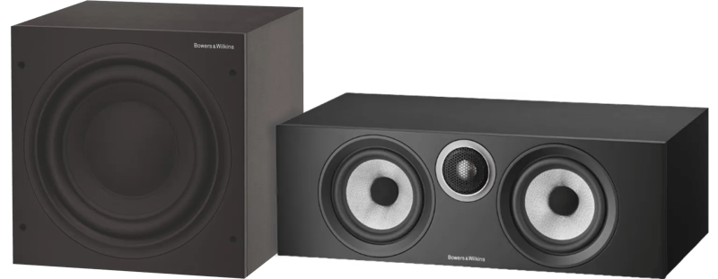 Bowers & Wilkins HTM6 S3 + ASW608 Zwart