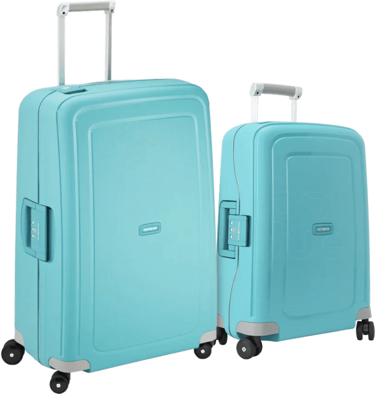 Samsonite S'Cure Spinner 55+75cm Aqua Blue