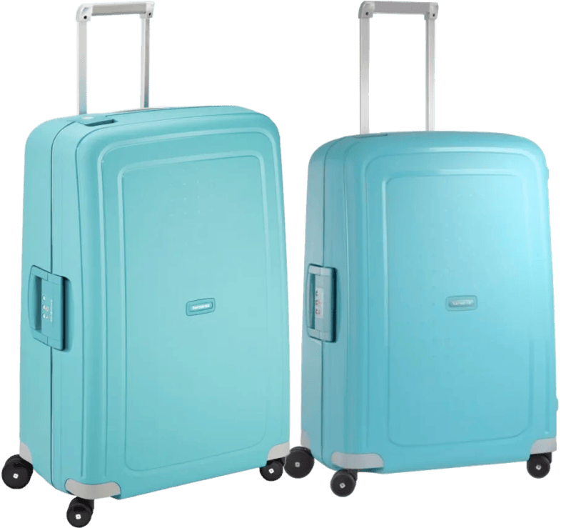 Samsonite S’Cure Spinner 69+75cm Aqua Blue Kofferset