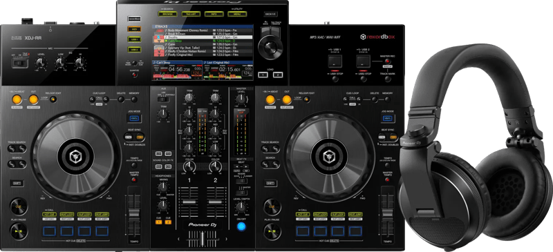 Pioneer DJ XDJ-RR + Pioneer DJ HDJ-X5 Zwart