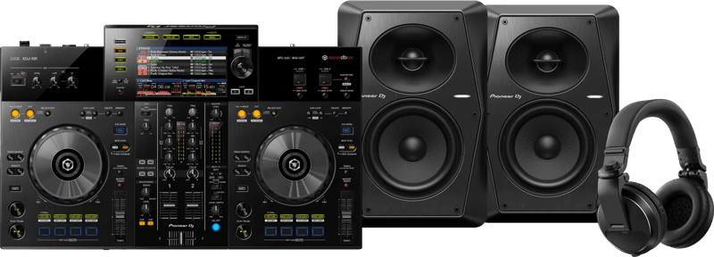Pioneer DJ XDJ-RR + Pioneer DJ HDJ-X5 Zwart + Pioneer VM50 (per paar)