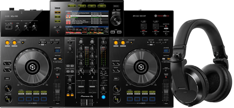 Pioneer DJ XDJ-RR + Pioneer DJ HDJ-X7 Zwart