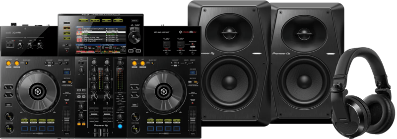 Pioneer DJ XDJ-RR + Pioneer DJ HDJ-X7 Zwart + Pioneer VM50 (per paar)
