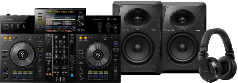 Pioneer DJ XDJ-RR + Pioneer DJ HDJ-X7 Zwart + Pioneer VM70 (per paar)