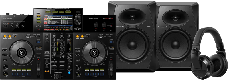 Pioneer DJ XDJ-RR + Pioneer DJ HDJ-X7 Zwart + Pioneer VM80 (per paar)