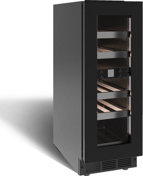 Nestor M Wijnkoelkast NWXS216FN1 - 30 cm breed - 2 zones - 16 Flessen - 38 dB