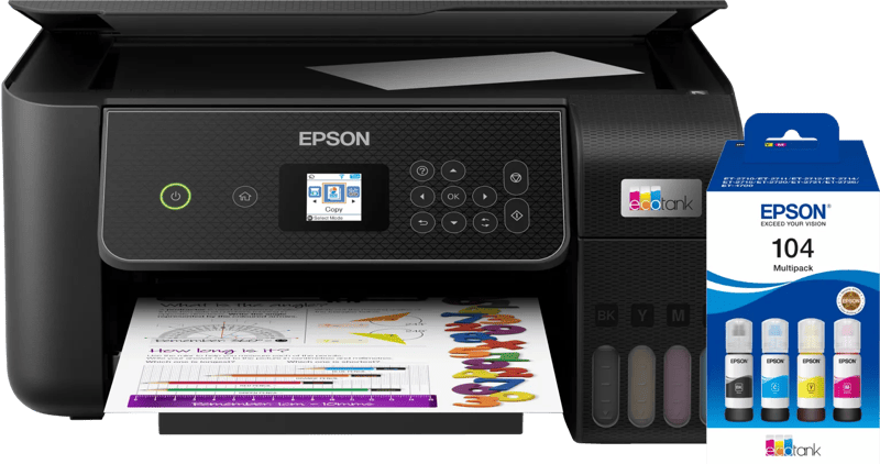 Epson EcoTank ET-2871 + 1 set extra inktflesjes