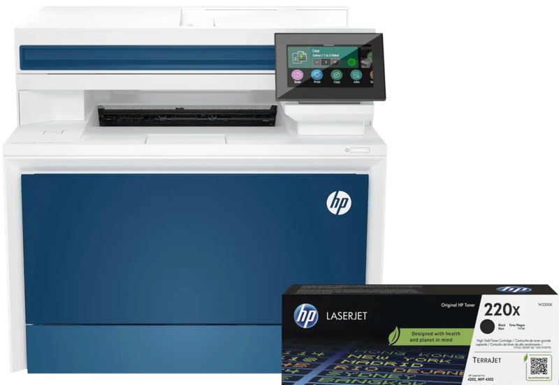 HP Color LaserJet Pro MFP 4302dw + 1 extra zwarte XL toner