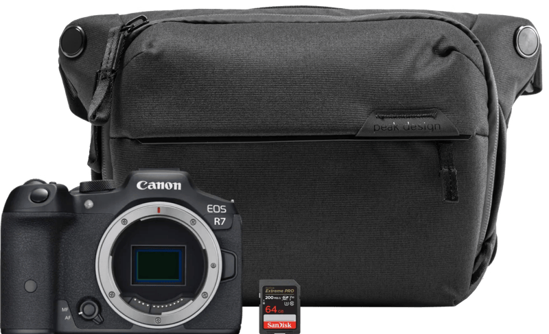 Canon EOS R7 Starterskit + RF 50mm f/1.8 STM