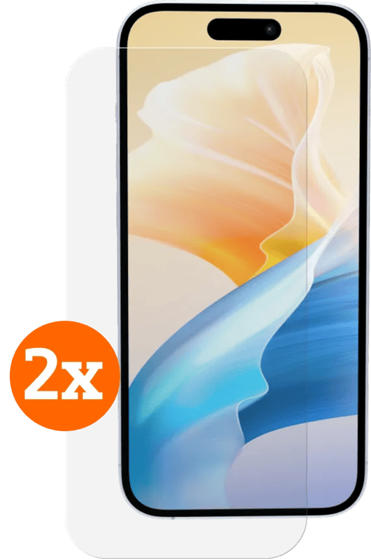 BlueBuilt Apple iPhone 16 Pro Max Screenprotector Glas Duo Pack