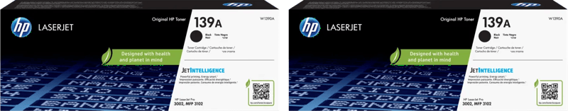 HP 139A Toner Zwart Duo Pack