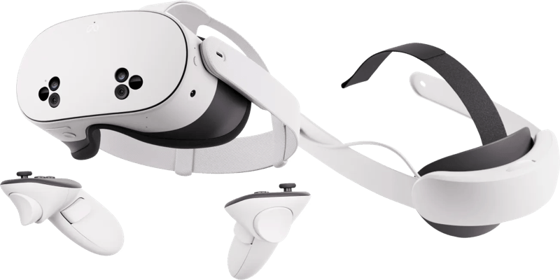 Meta Quest 3S 256GB + Elite Strap met batterij