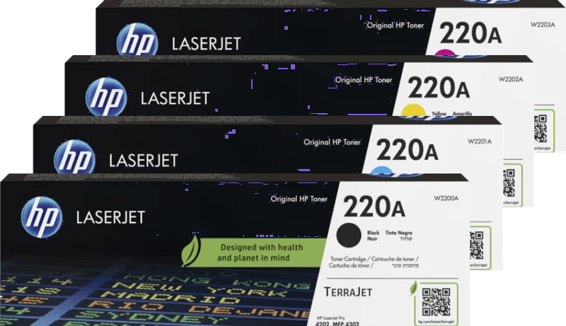 HP 220A LaserJet Toner Combo Pack