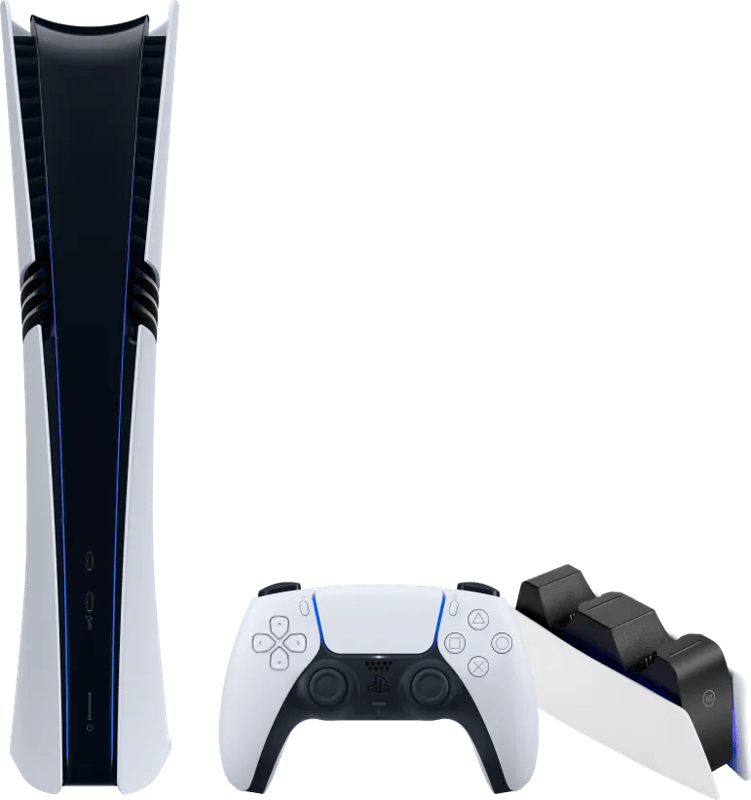 PlayStation 5 Pro Digital Edition + Oplaadstation