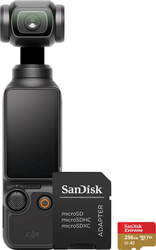 DJI Osmo Pocket 3 + 256 GB geheugenkaart