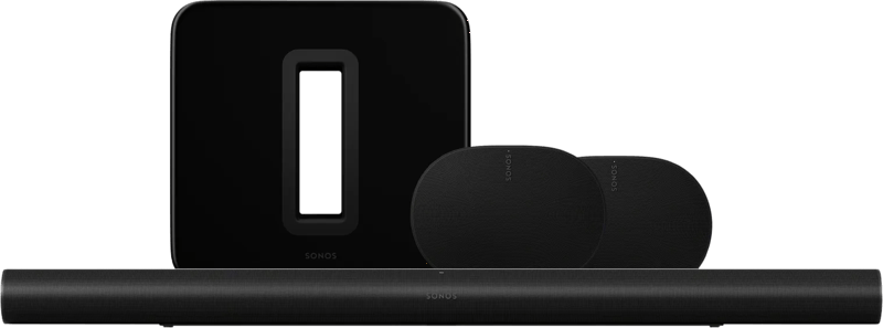 Sonos Arc Ultra + Era 300 Home Cinema Set Zwart