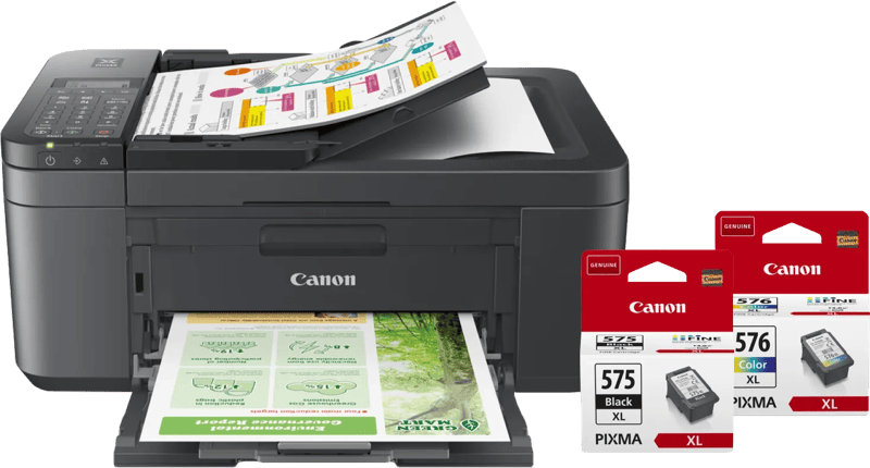 Canon PIXMA TR4755i + 1 set extra XL cartridges