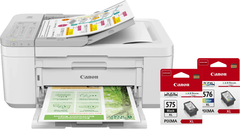 Canon PIXMA TR4756i + 1 set extra XL cartridges