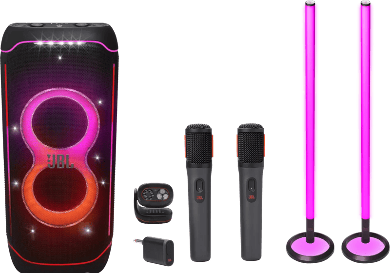 JBL Partybox Ultimate Karaoke pakket Klein