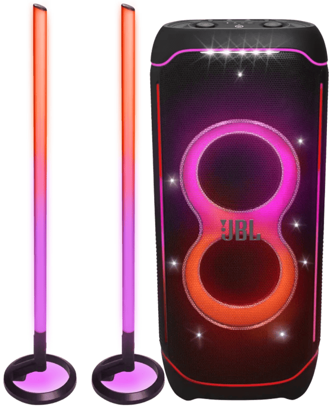 JBL Partybox Ultimate + 2x JBL Partylight Stick