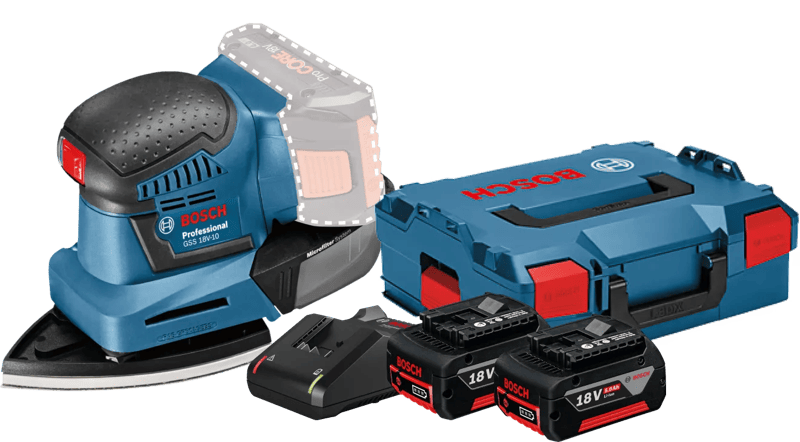 Bosch Professional GSS 18V-10 5,0 Ah GBA Accu (2x) Starterspakket