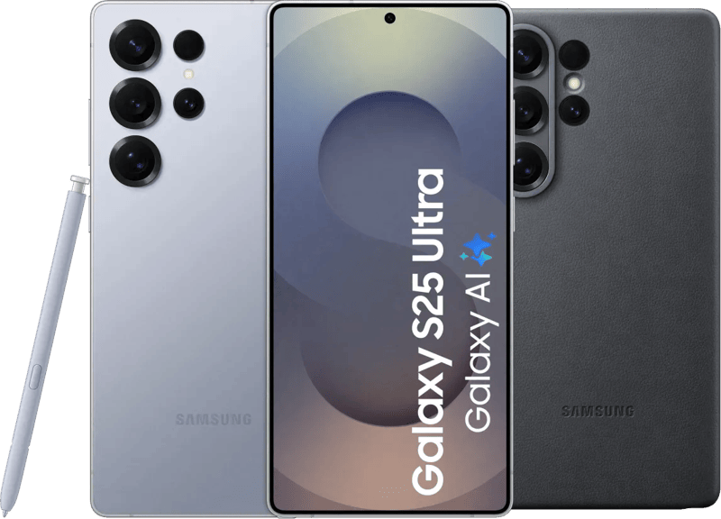 Samsung Galaxy S25 Ultra 512GB Zilver 5G + Samsung Kindsuit Back Cover Zwart