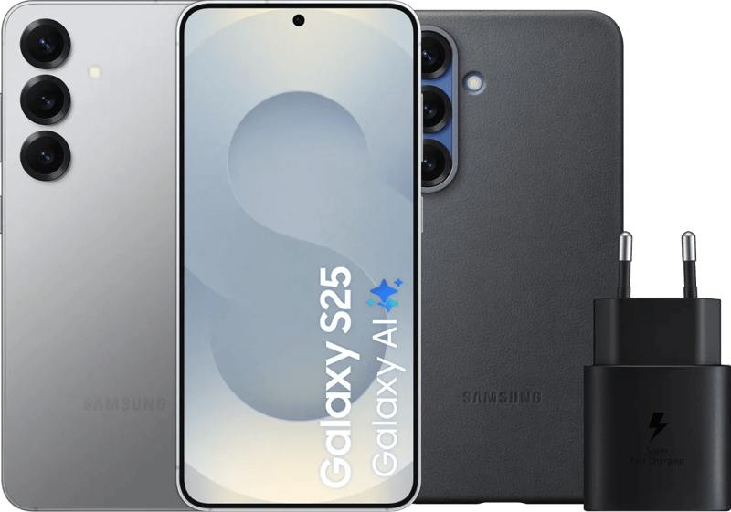 Samsung Galaxy S25 512GB Zilver 5G + Accessoirepakket