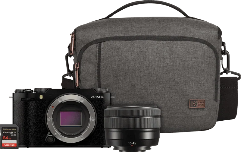 Fujifilm X-M5 Zwart Travel Kit