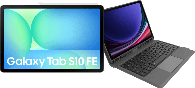 Samsung Galaxy Tab S10 FE 10,9 inch 128GB Wifi Grijs + Toetsenbord Hoes AZERTY