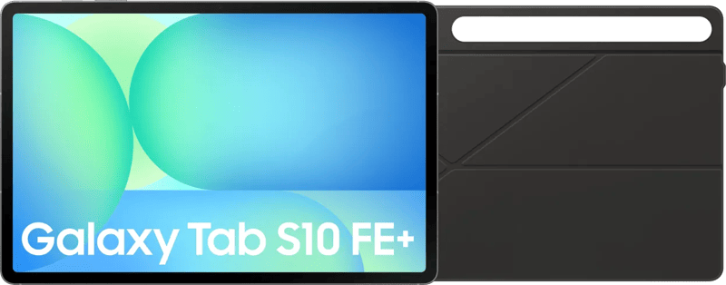 Samsung Galaxy Tab S10 FE Plus 13,1 inch 128GB Wifi Grijs + Book Case Zwart