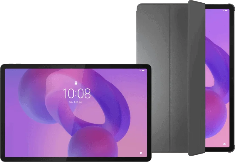 Lenovo Idea Tab Pro 12,7 inch 128GB Wifi Grijs Mat Scherm + Book Case Grijs