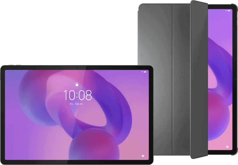 Lenovo Idea Tab Pro 12,7 inch 256GB Wifi Grijs + Book Case Grijs