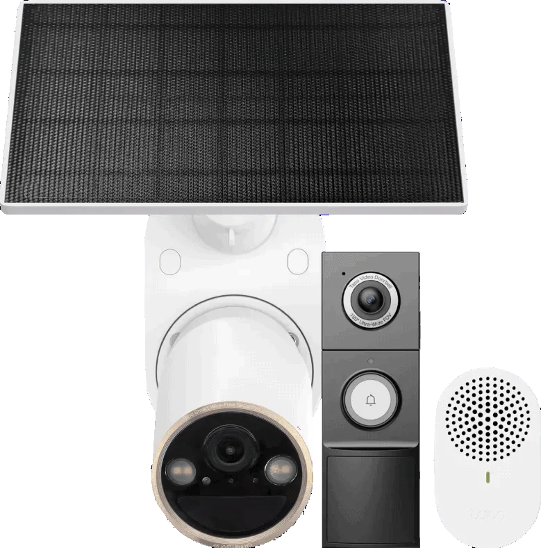 TP-Link Tapo C460 Solar Kit + D235 Smart Battery & Wired Doorbell
