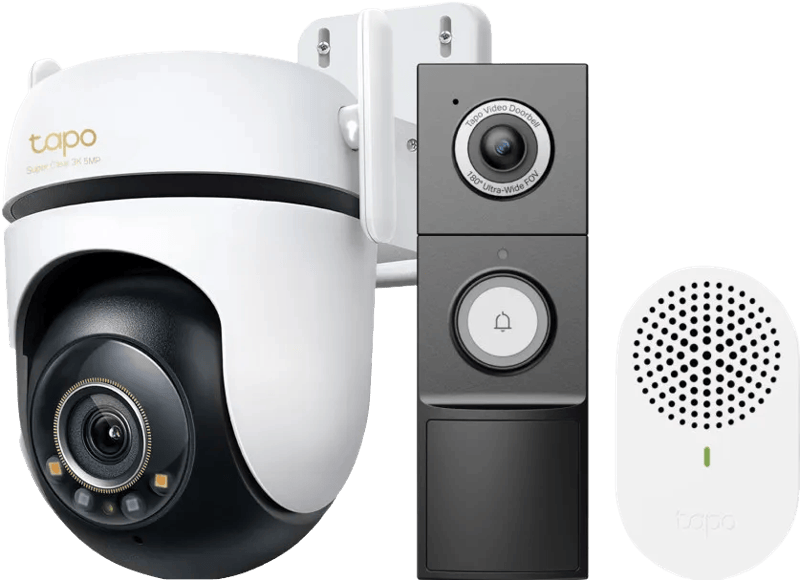 TP-Link Tapo C530WS + D235 Smart Battery & Wired Doorbell
