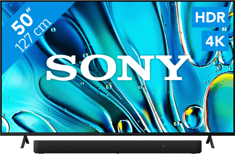 Sony Bravia 3 50″ 4K Led (2025) + Sony HT-S2000 Zwart