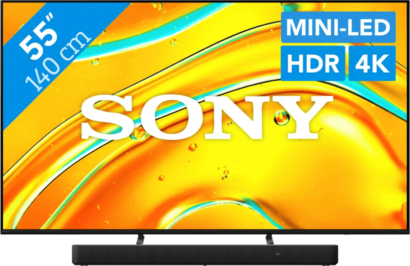 Sony Bravia 5 55″ XR Mini-led (2025) + Sony HT-S2000 Zwart