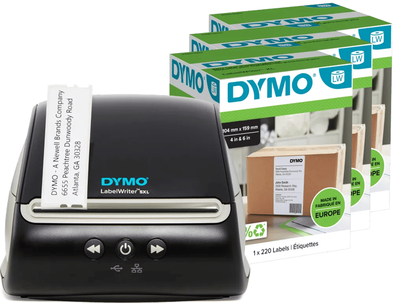 DYMO LabelWriter 5XL + 3 extra labels