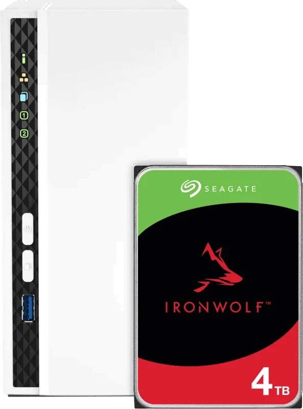 QNAP TS-233 + Seagate Ironwolf 4TB