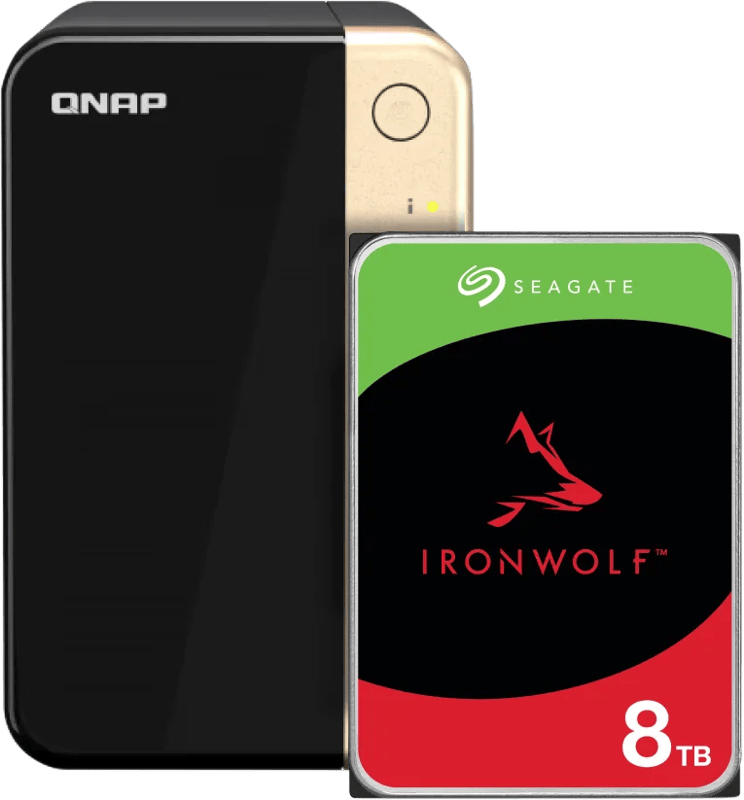 QNAP TS-264-8G, Seagate Ironwolf 8TB
