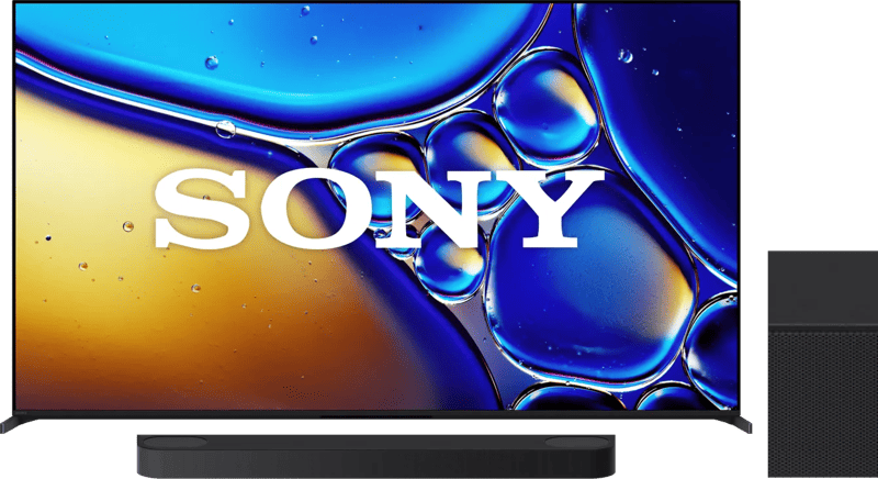 Sony Bravia 8 II 65″ QD-OLED (2025) + Sony Bravia Theatre Bar 6 Zwart