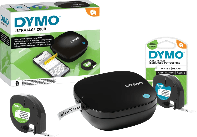 DYMO LetraTag 200B Bluetooth Labelprinter + 1 extra label