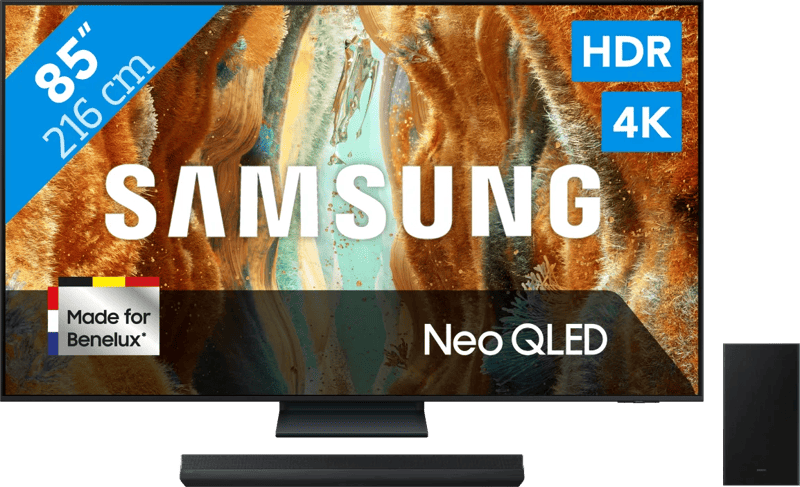 Samsung 85″ Neo QLED QN73F 4K (2025) + Samsung HW-B750F (2025)