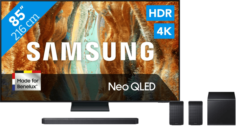 Samsung 85″ Neo QLED QN73F 4K (2025) + Samsung HW-Q930F (2025)